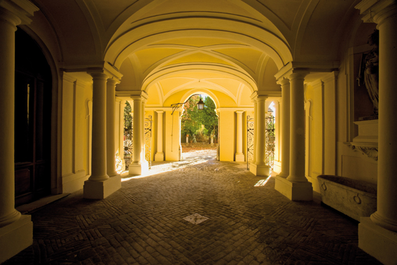 Palazzo Pianetti atrium